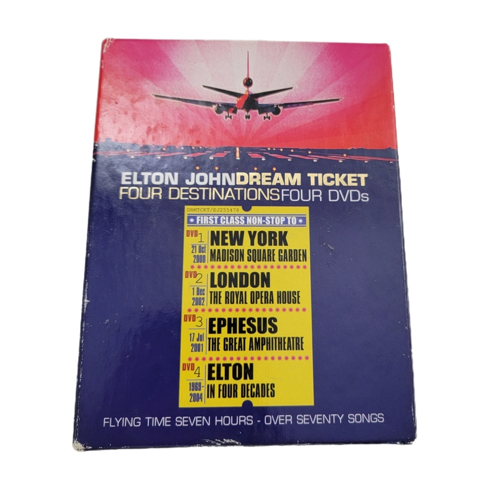 Elton John Dream Ticket Four DVDs Set